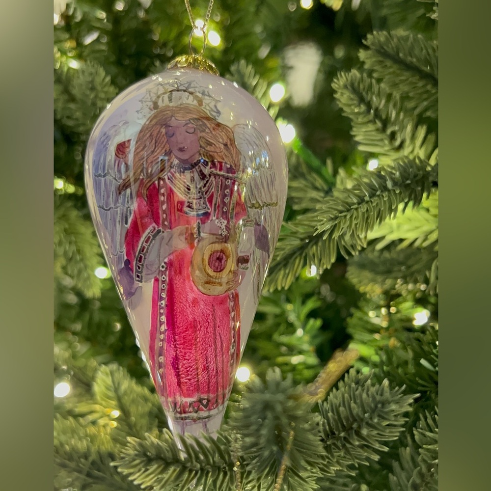 Li Bien Glass Ornament Set of 4